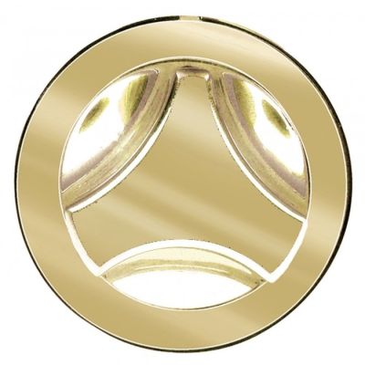 knob universal ø 62mm gold-coloured without adaptor/dial plate Zamak