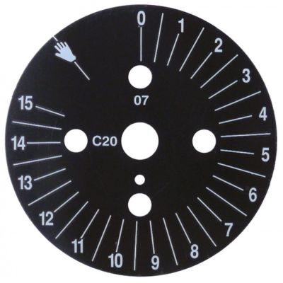 Disc indicator, 15 min - Cod 112578