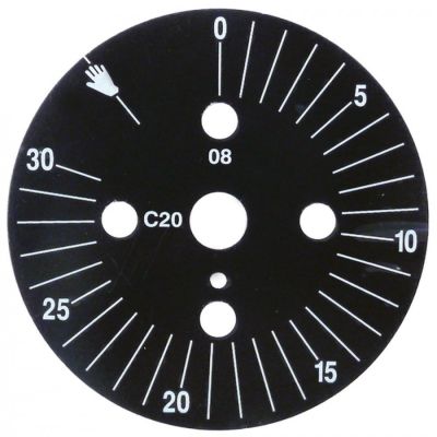 Disc indicator, 30 min - Cod 112586