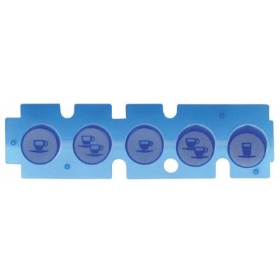 Membrana cu 5 butoane L 132 x 37 mm, Nuova Simonelli - 112611