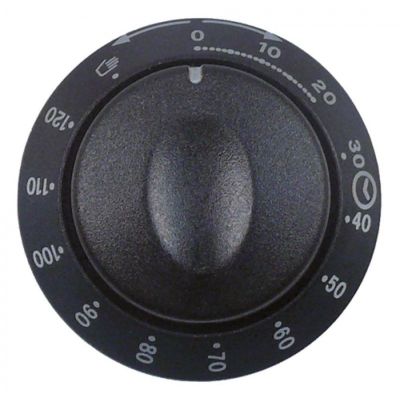 Buton timer 120 min, ø 58 mm, ax ø 6x4,6 mm - 112627