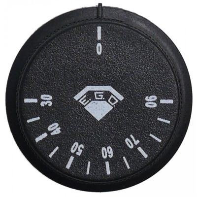 knob t.max. 90°C 30-90°C ø 43,5mm shaft ø 6x4,6mm shaft flat right black