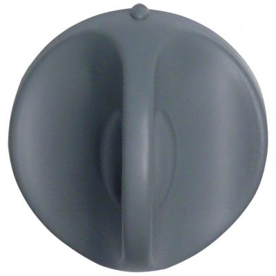 knob ø 33mm shaft ø 6x6mm grey