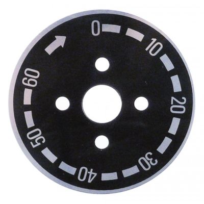 dial fascia graduation 60min rotation angle 300° suitable for CAMURRI