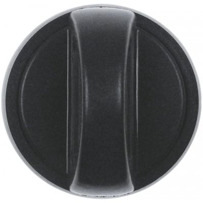 Buton robinet de gaz ø 75 mm, ax ø 8 x 6,5 mm, tesitura sus / jos - 112659