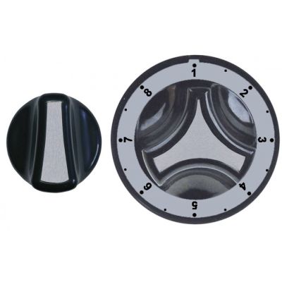knob set MERTIK gas regulator silver