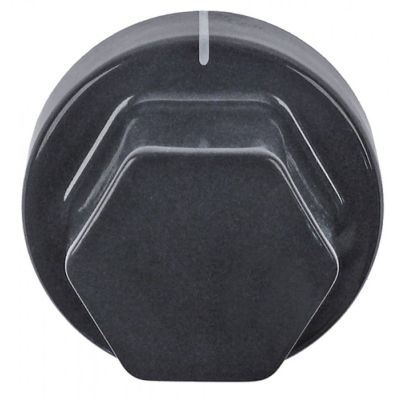 knob zero mark ø 55mm shaft ø 6x4,6mm shaft flat upper grey