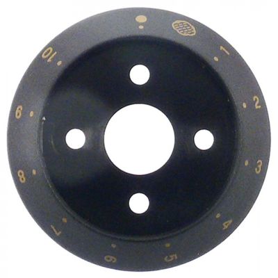 dial fascia 0-10 for steam regulator ø 58mm