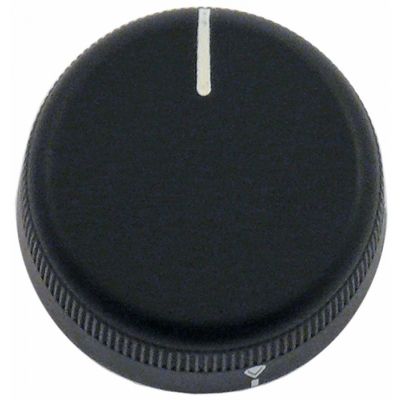 Buton ø 42 mm, ax ø 8x6,5 mm, tesitura jos - 112725