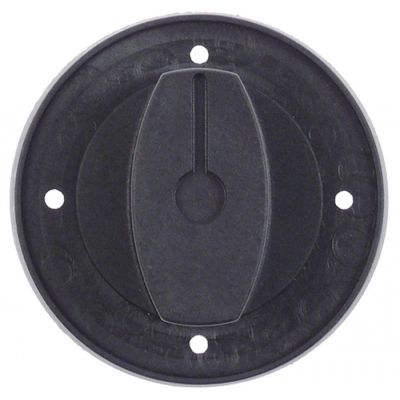 knob none ø 80 mm shaft ø 6x4.6mm shaft flat upper black