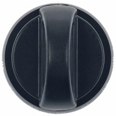 knob thermostat 30-90°C ø 75 mm shaft ø 6x4.6mm shaft flat upper/lower black