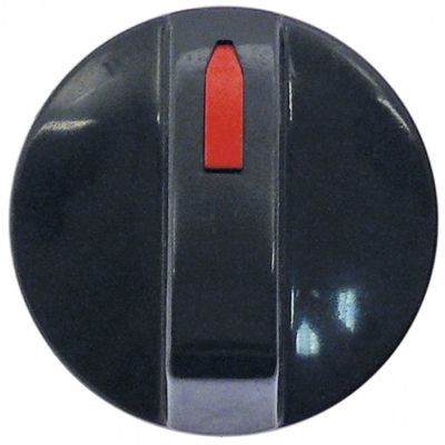 buton poziție zero ø 38mm ax ø 6x5mm aplatizare sus