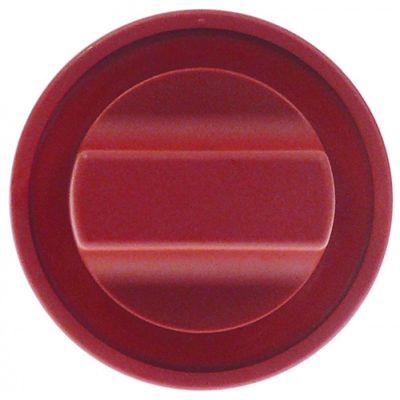 buton comutator poziția zero ø 72mm ax ø 8x6,5mm aplatizare sus roșu