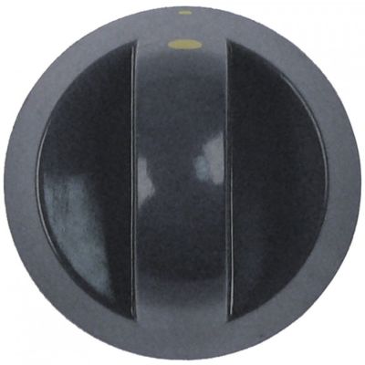 buton poziție zero ø 55mm ax ø 6x9mm gri