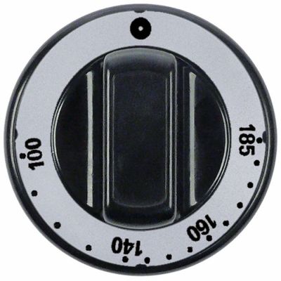 Buton universal temperatura 100-180°C, ø 70 mm, ax ø 6x4,6 mm - 112879