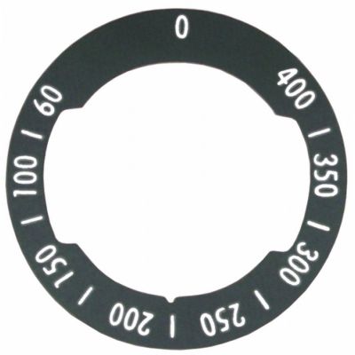 Disc autoadeziv cu simbol 60-400°C, ext. ø 62 mm, int. ø 42 mm - 112905