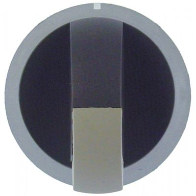 knob switch zero mark ø 55mm shaft ø 8x6mm shaft flat upper black