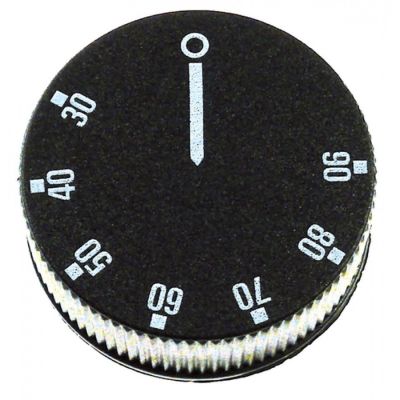 Buton termostat 30-90°C, ø 42 mm, ax ø 6x4,6 mm - 112920