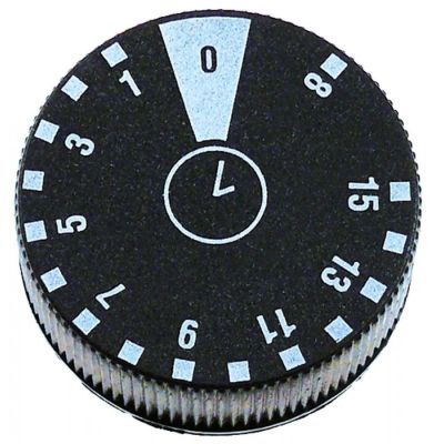 knob symbol time 15min + permanent position ø 42mm - Code 112937