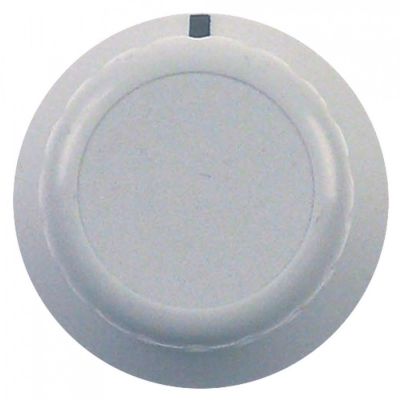 Buton cu indicator, ø 30 mm, ax ø 6 x 4,6 mm, gri, Melitta 1543 - 112948