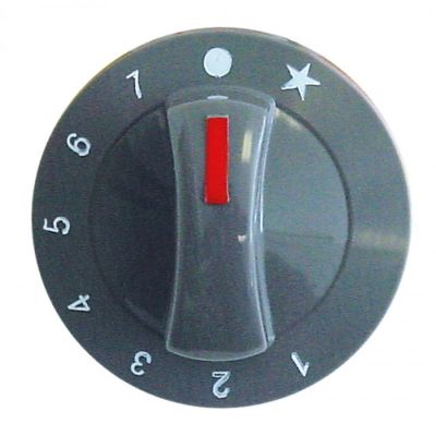 Buton gaz cu gradatii 1-7, diam. ø 71 mm, ax ø 8x6.5 mm, cu tesitura in dreapta - 113019
