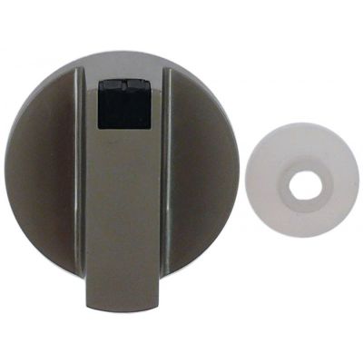 buton poziție zero ø 40.5mm ax ø 6x4mm aplatizare sus cu piese de plastic Î 21.5mm