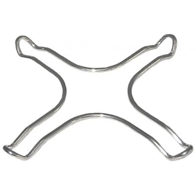 Grilaj reductie arzator 260 x 260 mm, cromat, pentru arzator - 210050