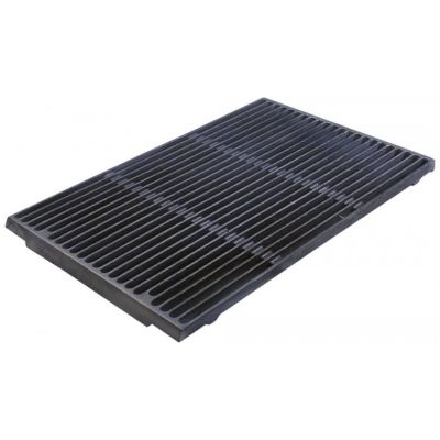 Gratar striat L 508 x 339 mm, H 22 mm, pentru grill - 211047