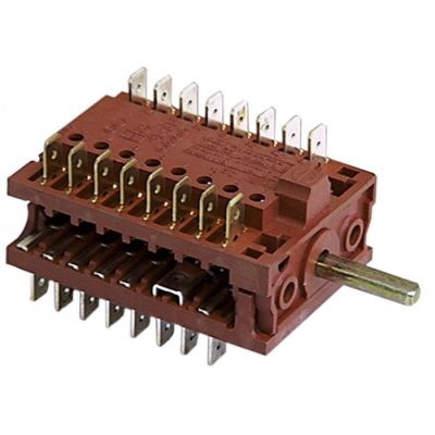 operation switch 3 operating positions speed/power 16-pole switching sequence 1-2-3 shaft ø 6x4,6mm