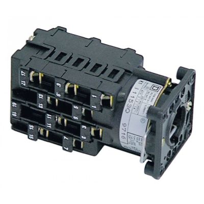 Selector cu 4 pozitii, 9 contacte 16 A, 250 V, max 150 °C, K1SJ1091030CN - 300047