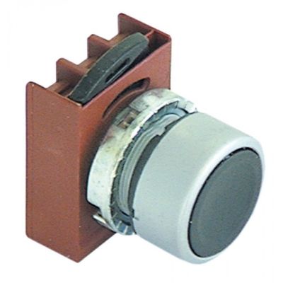 push button black ø 22mm - Code 300168