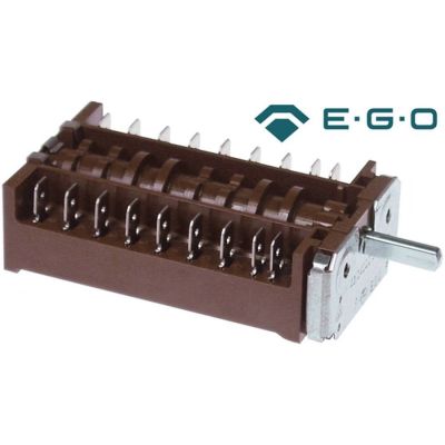 operation switch 4 operating positions 8NO switching sequence 0-1-0-2 16A shaft ø 6mm