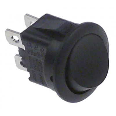 Intrerupator basculant ø 20 mm, cu 2 contacte 2NO, 250 V, 10 A, conector papuc 4,8 mm - 301246