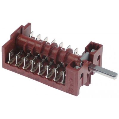 operation switch 5 operating positions switching sequence 0-1-2-3-4 16A shaft ø 6mm