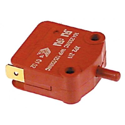 microswitch with plunger 250V 16A 1NO/1NC connection male faston 6,3mm