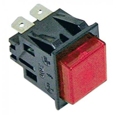Intrerupator 27 x 22 mm, contacte 2NO, 250 V, 10 A, multicolor - 345033