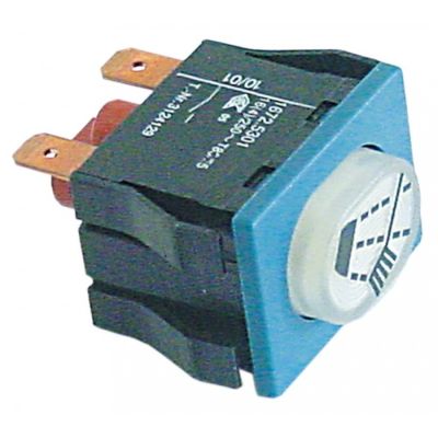 Intrerupator cu buton, fara retinere 30x22 mm - Cod 345439