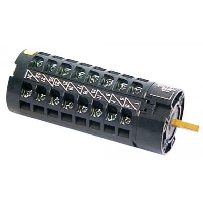 rotary switch 5 2-1-0-1-2 16 type HD16X370R000 600V 16A shaft ø 5x4mm shaft length 17mm