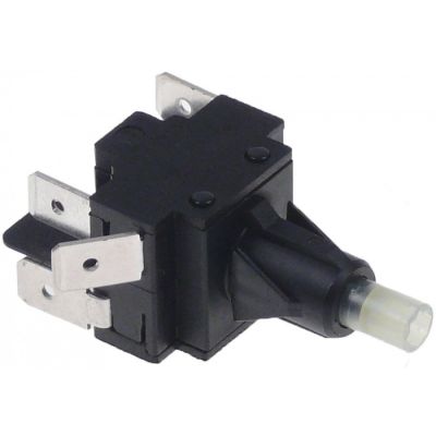 Intrerupator fara retinere - momentan, cu 2 contacte in comutatie 2CO, 250 V, 16 A - 345606