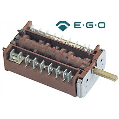 Selector 10 pozitii (0-9), ax ø 6x4,6 mm - 345666