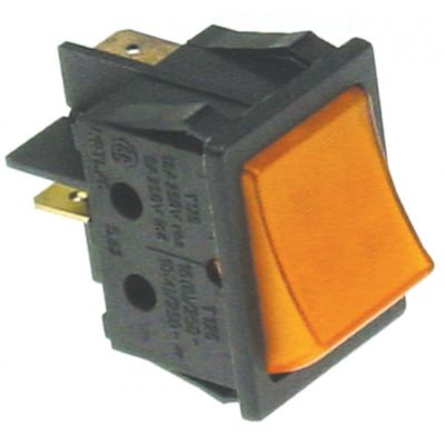 Intrerupator basculant fara retinere, 1NO, 250 V, 16 A, 30x22 mm - 345689