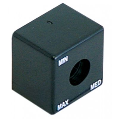 cap size 23x23mm black MIN/MED/MAX