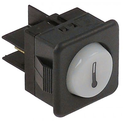 indicator lamp 26,5x25,6mm 230V white - Code 345796