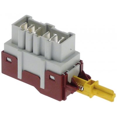 press-button switch 2NO 2-poles at 250V 16A - Code 345824