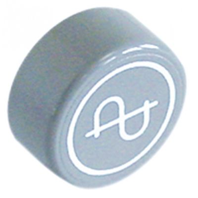 push button ø 23mm grey symbol Sinus - Code 345827