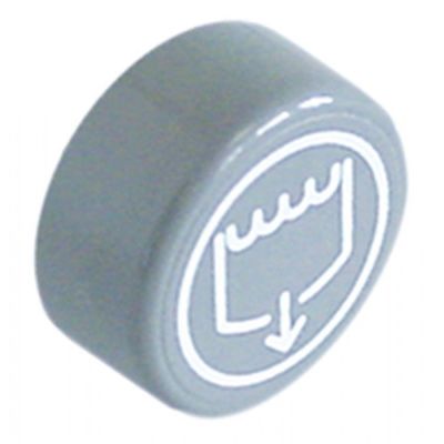 push button ø 23mm grey symbol drain pump - Code 345829