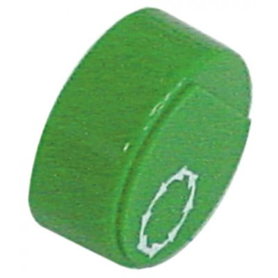 push button ø 23mm green symbol start without lens - Code 345847