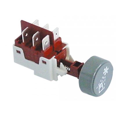 Intrerupator fara retinere, contacte 2CO, 16A, 250V 16A, conectori 6,3 mm - 345952