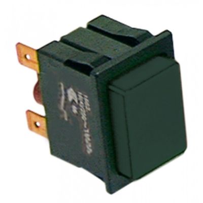 push switch 30x22mm black 1NO 250V 16A