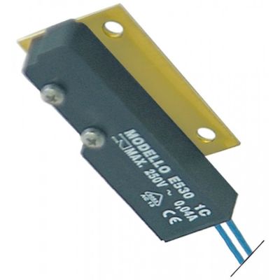 Micro intrerupator magnetic E 530 1C, 65 x 20 mm, contact 1NO, 250 V, 0,4 A, 100 W -  346030
